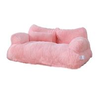 DFJOENVLDKHFE Cat Nest,Cosy Cat Cave Bed,Cat Hideaway,Cute Cat Cubby,Versatile Cat Bed For Privacy,Nap & Play,Fits Cats And Dogs(Pink,L-65x46x30cm)