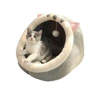 DFJOENVLDKHFE Cat Nest,Cosy Cat Cave Bed,Cat Hideaway,Cute Cat Cubby,Versatile Cat Bed For Privacy,Nap & Play,Fits Cats And Dogs(A,S)