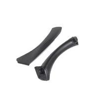 DFJOSF Car Interior Door Handle Black Beige Car Interior Left Right Door Inner Handle Panel Pull Trim Cover for BMW 3 Series E90 E91 E92 316 318 320 325 328i(Black-L Set)