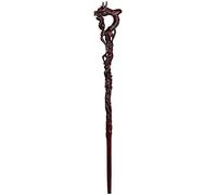 DFJU Canes Cane Elderly Crutches Solid Wood Walking Stick Fine Carving Faucet Crutches Implied Auspicious Elderly Supplies Walker 93 cm Long 2 Colors Can be truncated It's so kind of you