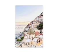 DFJyjFGJJ Amalfi Coast Print, Italy Digital, Cityscapes Photography Living Bedroom Landscape Canvas Art Wall Decor Posters Home Bar Restaurant Garage Cafe Logo Gift 24x36inch(60x90cm)