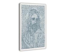 DFJyjFGJJ Bible Poster Jesus In His Own Words Wall Art Canvas Art Wall Decor Posters Home Bar Restaurant Garage Cafe Logo Gift 24x36inch(60x90cm)