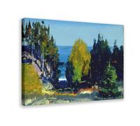 DFJyjFGJJ George Bellows Modern Art The Grove - Monhegan Canvas Posters Wall Art Bedroom Office Room Decor Gift 16x24inch(40x60cm)
