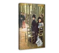 DFJyjFGJJ James Jacques Joseph Tissot,Without A Dowry Sans Dot Canvas Wall Art Print Poster For Home School Office Decor 24" L X 36" W