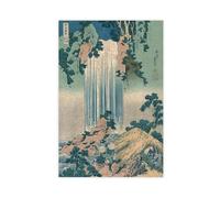 DFJyjFGJJ Katsushika Hokusai,Yoro Waterfall in Mino Province,japanese Painting, Canvas Poster And Wall Art Picture Print Modern Family Bedroom Decor 24" L X 36" W