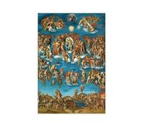 DFJyjFGJJ Marcello Venusti after Michelangelo,The Last Judgment Canvas Posters Wall Art Bedroom Office Room Decor Gift 12x18inch(30x45cm)