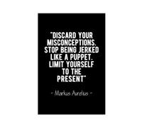 DFJyjFGJJ Marcus Aurelius Limit To The Present Stoic Canvas Posters Wall Art Bedroom Office Room Decor Gift 20" L X 30" W