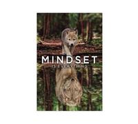DFJyjFGJJ Mindset Is Everything Wolf Animal Inspirational Room Aesthetics Canvas Wall Art Posters And Prints Room Aesthetic Bedroom Office Decor 20x30inch(50x75cm)