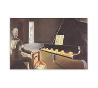 DFJyjFGJJ Partial Hallucination Six Apparitions of Lenin on A Piano by Salvador Dali Canvas Poster Bedroom Sports Landscape Office Room Decor Gift 20" L X 30" W