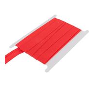 DFL 100% Cotton Bias Binding Tape - 5 Metre Length | Pre-Folded Fabric Tape for Sewing, Bunting, Aprons & Craft Project (Red,1 Inch/25mm Wide)