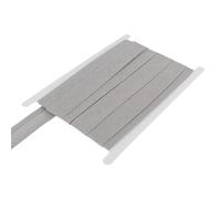 DFL 100% Cotton Bias Binding Tape - 5 Metre Length | Pre-Folded Fabric Tape for Sewing, Bunting, Aprons & Craft Project (Dove Grey,1 Inch/25mm Wide)