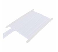 DFL 100% Cotton Bias Binding Tape - 5 Metre Length | Pre-Folded Fabric Tape for Sewing, Bunting, Aprons & Craft Project (White,0.5 Inch/13mm Wide)