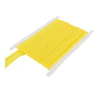 DFL 100% Cotton Bias Binding Tape - 5 Metre Length | Pre-Folded Fabric Tape for Sewing, Bunting, Aprons & Craft Project (Lemon,1 Inch/25mm Wide)