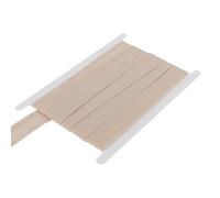 DFL 100% Cotton Bias Binding Tape - 5 Metre Length | Pre-Folded Fabric Tape for Sewing, Bunting, Aprons & Craft Project (Beige,1 Inch/25mm Wide)