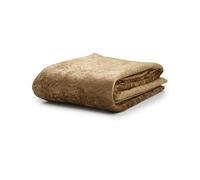 DFL Carnival Velvet Fabric - Textured Crushed Velvet Material for Upholstery & Craft - Soft Multi-Tonal Finish Fabric for a Curtain Making - 19 Contemporary Colours (Bronze,12.5cm x 12.5cm)