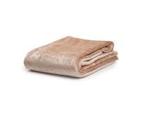 DFL Carnival Velvet Fabric - Textured Crushed Velvet Material for Upholstery & Craft - Soft Multi-Tonal Finish Fabric for a Curtain Making - 19 Contemporary Colours (Peach,15 Metre)