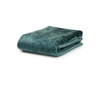 DFL Carnival Velvet Fabric - Textured Crushed Velvet Material for Upholstery & Craft - Soft Multi-Tonal Finish Fabric for a Curtain Making - 19 Contemporary Colours (Teal,1 Metre)