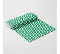 DFL Gingham Polycotton Fabric 1 Inch Check | 114cm Wide - Plain Weave Material for Dressmaking Shirts Tablecloths Crafts - Sold by The Metre (Green)