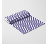 DFL Gingham Polycotton Fabric 1 Inch Check | 114cm Wide - Plain Weave Material for Dressmaking Shirts Tablecloths Crafts - Sold by The Metre (Lilac)