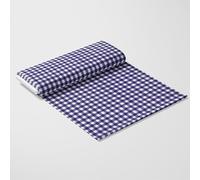 DFL Gingham Polycotton Fabric 1 Inch Check | 114cm Wide - Plain Weave Material for Dressmaking Shirts Tablecloths Crafts - Sold by The Metre (Purple)