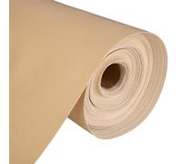 DFL Leatherette Vinyl Upholstery Fabric | Fire Retardant FR Faux Leather |Available in A4 and A5 Sheet |Heavy Duty Leathercloth Material of 600 GSM (Cream, A4 Sheet)