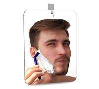 DFLLLO Shaving Mirror Fogless for Shower, Mirrors for Shaving and Bathroom, Unbreakable Camp Handheld Mirror for Wall Hanging, Makeup Shave Mirrors No Fog Anti Fog