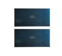 DFM Tool Works Rectangle Card Scraper - Precision Cabinet Multi-use Scraper for Woodworking, Wood Fine Finishers, Glue Scraper, Quality Handcrafted Card Shaping Tool - Made in USA, 2 Quantity - Blue