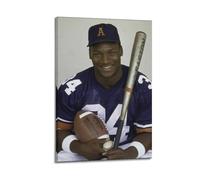 DFMY Baseball, American Football Player Bo JacksonWall Art Canvas Poster Music Albums And Movies Decorative Painting for Living Bed Room 20x30inch(50x75cm) Frame-style