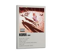 DFMY KORN 1994Wall Art Canvas Poster Music Albums And Movies Decorative Painting for Living Bed Room 08x12inch(20x30cm) Frame-style