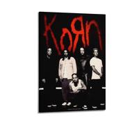 DFMY Korn BandWall Art Canvas Poster Music Albums And Movies Decorative Painting for Living Bed Room 08x12inch(20x30cm) Frame-style