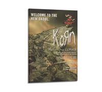 DFMY Korn Follow The Leader-1Wall Art Canvas Poster Music Albums And Movies Decorative Painting for Living Bed Room 20x30inch(50x75cm) Frame-style