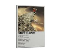 DFMY Korn Follow The Leader-2Wall Art Canvas Poster Music Albums And Movies Decorative Painting for Living Bed Room 24x36inch(60x90cm) Frame-style