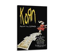 DFMY Korn Follow The Leader-3Wall Art Canvas Poster Music Albums And Movies Decorative Painting for Living Bed Room 12x18inch(30x45cm) Frame-style