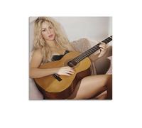 DFMY Shakira Song Music Album Personal PosterPoster Wall Art Canvas Aesthetic Music And Movie Decoration Living Room Bedroom 16x16inch(40x40cm) Unframe-style