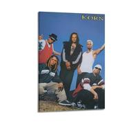 DFMY Singer Band Poster KORN-3Wall Art Canvas Poster Music Albums And Movies Decorative Painting for Living Bed Room 08x12inch(20x30cm) Frame-style