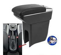 DFOF G Car Armrest Storage Box Armrest Box For Dacia For Spring For K-ZE Car Center Storage Interior Retrofit Ashtray Cup Elbow Pad Arm Rest(Style C3)