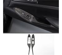 DFOF G Car Decoration Accessories for Mazda for MX-5 2016-2023 Soft Carbon Fiber Gear Shift Frame Window Lift Handle Bowl Cover Trim Interior Decoration Strips(Carbon Texture 24)