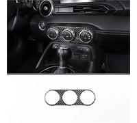 DFOF G Car Decoration Accessories for Mazda for MX-5 2016-2023 Soft Carbon Fiber Gear Shift Frame Window Lift Handle Bowl Cover Trim Interior Decoration Strips(Carbon Texture 13)