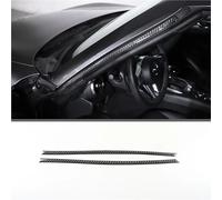 DFOF G Car Decoration Accessories for Mazda for MX-5 2016-2023 Soft Carbon Fiber Gear Shift Frame Window Lift Handle Bowl Cover Trim Interior Decoration Strips(Carbon Texture 36)