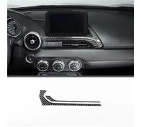 DFOF G Car Decoration Accessories for Mazda for MX-5 2016-2023 Soft Carbon Fiber Gear Shift Frame Window Lift Handle Bowl Cover Trim Interior Decoration Strips(Carbon Texture 18)