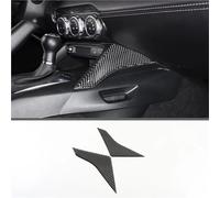 DFOF G Car Decoration Accessories for Mazda for MX-5 2016-2023 Soft Carbon Fiber Gear Shift Frame Window Lift Handle Bowl Cover Trim Interior Decoration Strips(Carbon Texture 27)