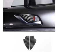 DFOF G Car Decoration Accessories for Mazda for MX-5 2016-2023 Soft Carbon Fiber Gear Shift Frame Window Lift Handle Bowl Cover Trim Interior Decoration Strips(Carbon Texture 10)