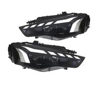 DFOF G Lampshade 2pc Led Headlights For For A5 2012-2016 Upgrade Car RS5 Styling A5L Front DRL Turn Signal Lights Assembly Protective Shell(Xenon)