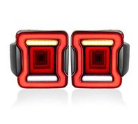 DFOF G Rear Tail Lamp 2x LED Tail Lights For Wrangler JK 2007-2018 Lamp Reverse Daytime Running Lights Car TailLights Assembly