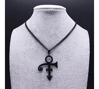 DFRIZ necklace pendant jewelry RIP Memorial Symbol Love Logo Steampunk Necklace The Minimalism Artist Love Symbol Prince Necklace Jewelry