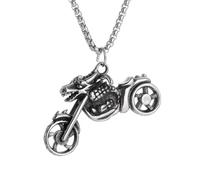 DFrywdgSEY Fascinating Necklace Pendant Chain Men Women Motorcycle
