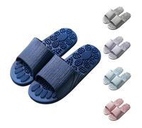 DFSDJEUW Acupressure Reflexology Slippers for Foot Acupoint Massage Shiatsu Arch Pain Relief Non-Slip Massage Shoes Bath Shower New Summer Outside