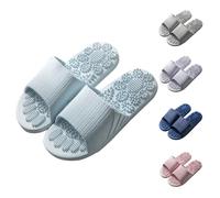 DFSDJEUW Acupressure Reflexology Slippers for Foot Acupoint Massage Shiatsu Arch Pain Relief Non-Slip Massage Shoes Bath Shower New Summer Outside
