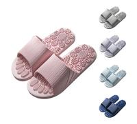 DFSDJEUW Acupressure Reflexology Slippers for Foot Acupoint Massage Shiatsu Arch Pain Relief Non-Slip Massage Shoes Bath Shower New Summer Outside