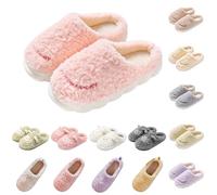 DFSDJEUW arch support slippers women Slippers Women Memory Foam Slippers Non Slip Home Shoes Closed Toe Slipper Orthopedic Slippers Arch Support Slippers Fluffy Mule Slippers Wide Fit